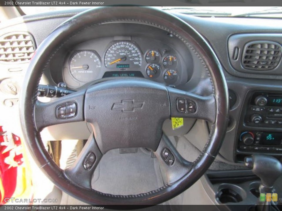 Dark Pewter Interior Steering Wheel for the 2002 Chevrolet TrailBlazer LTZ 4x4 #61590522