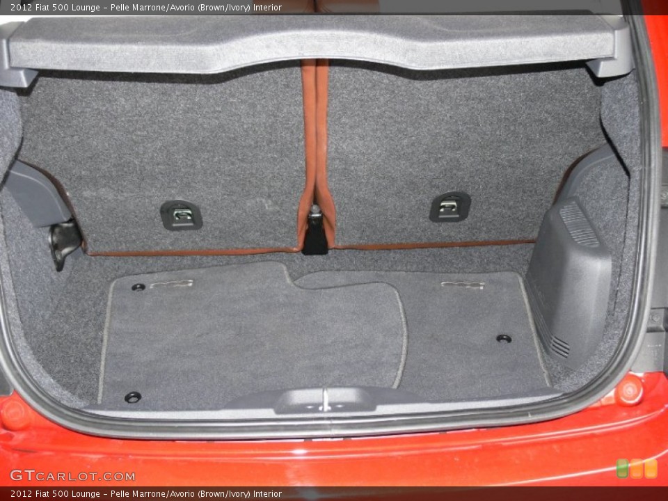Pelle Marrone/Avorio (Brown/Ivory) Interior Trunk for the 2012 Fiat 500 Lounge #61593171