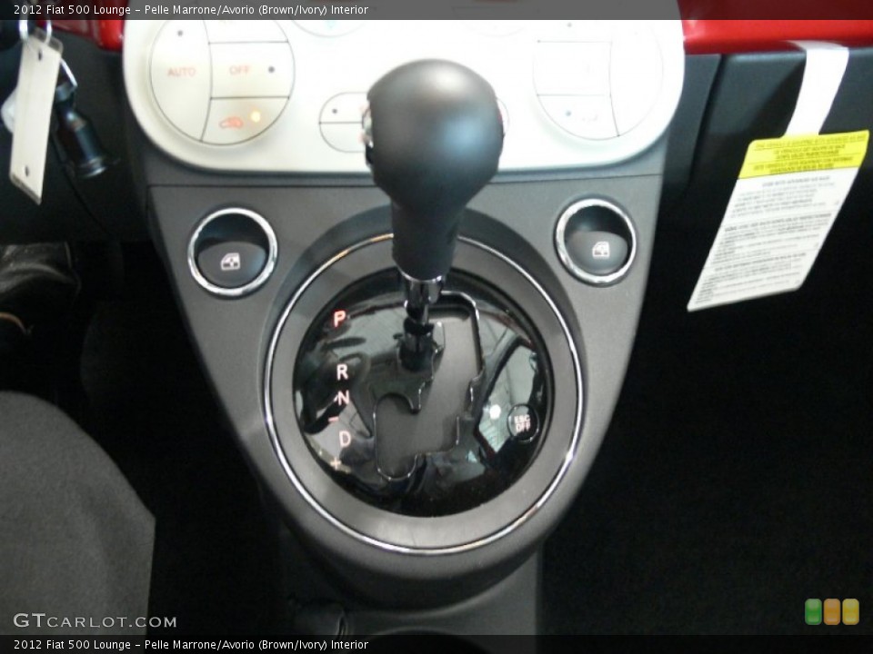 Pelle Marrone/Avorio (Brown/Ivory) Interior Transmission for the 2012 Fiat 500 Lounge #61593270
