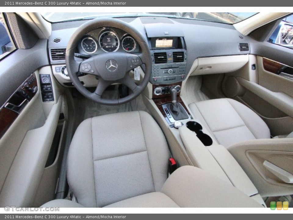 Almond/Mocha Interior Photo for the 2011 Mercedes-Benz C 300 Luxury 4Matic #61600179