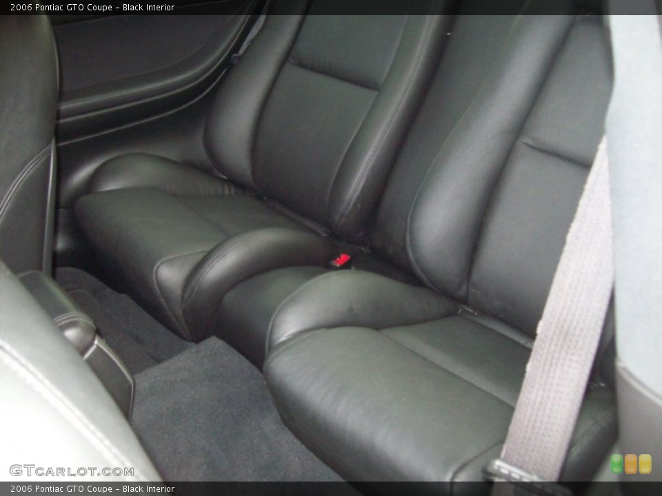 Black Interior Photo for the 2006 Pontiac GTO Coupe #61600218