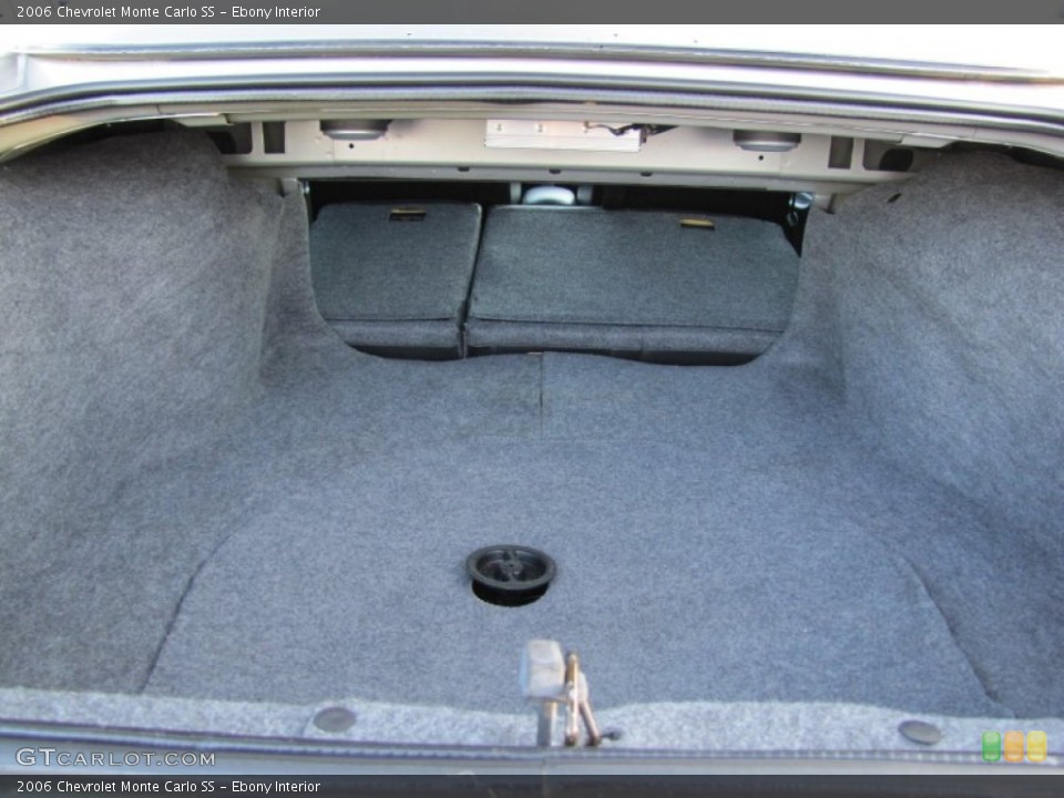 Ebony Interior Trunk for the 2006 Chevrolet Monte Carlo SS #61603284
