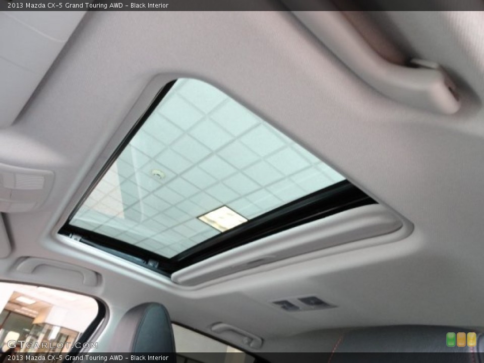 Black Interior Sunroof for the 2013 Mazda CX-5 Grand Touring AWD #61606707