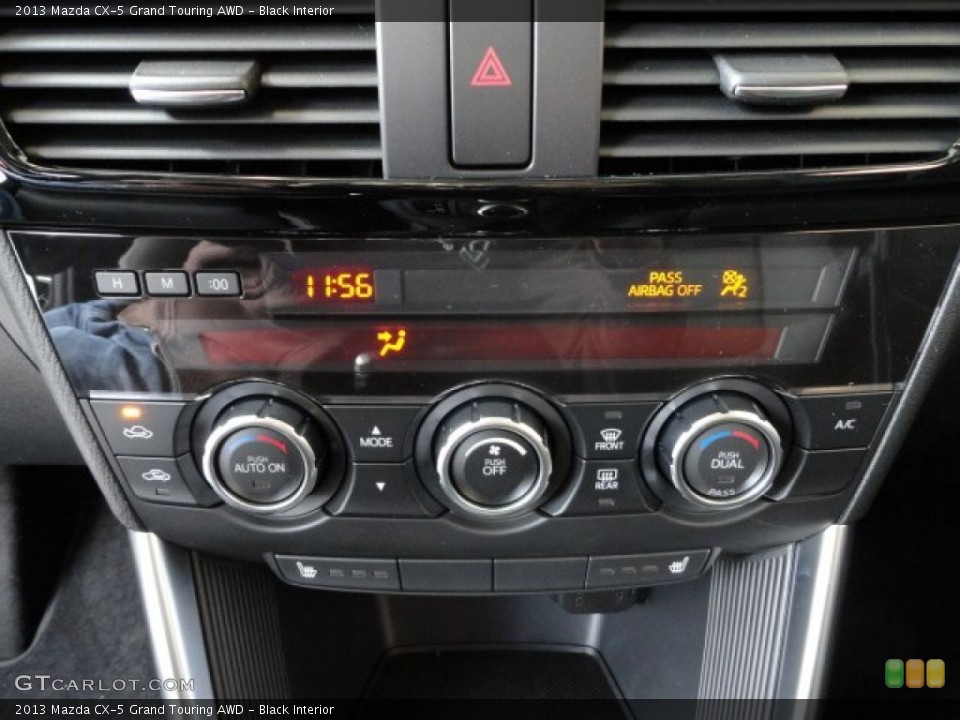Black Interior Controls for the 2013 Mazda CX-5 Grand Touring AWD #61606752