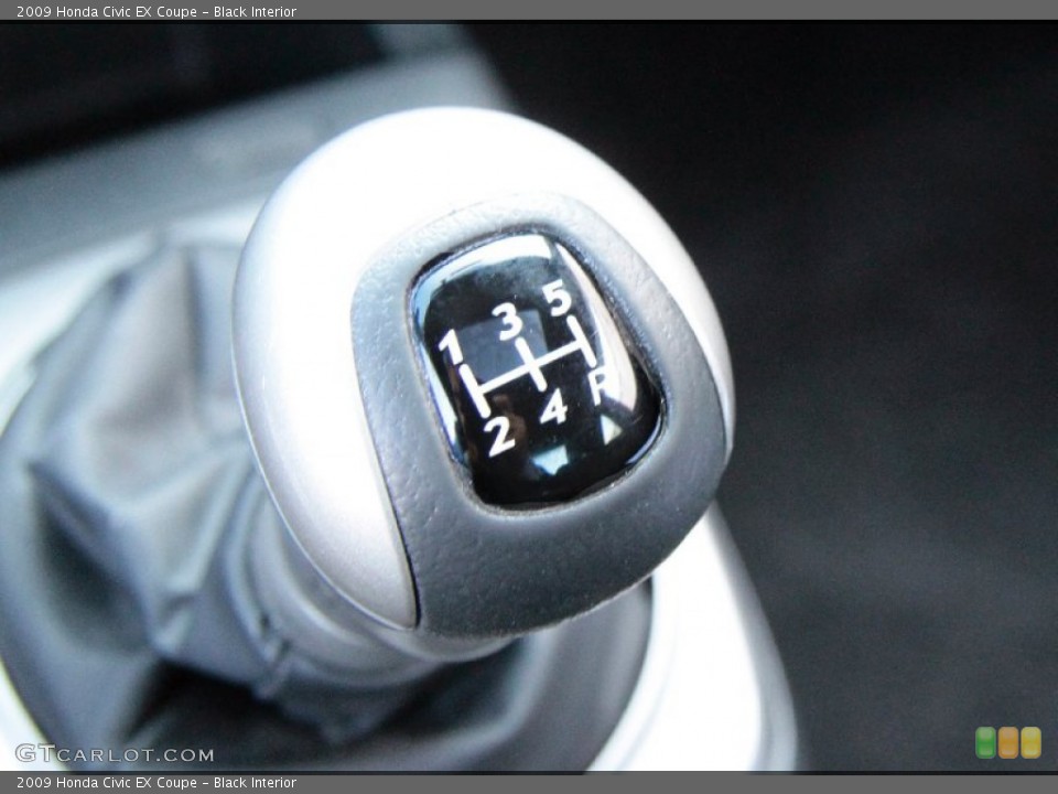 Black Interior Transmission for the 2009 Honda Civic EX Coupe #61607087