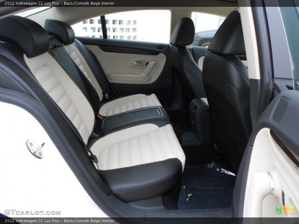 Black/Cornsilk Beige Interior Photo for the 2012 Volkswagen CC Lux Plus #61608840