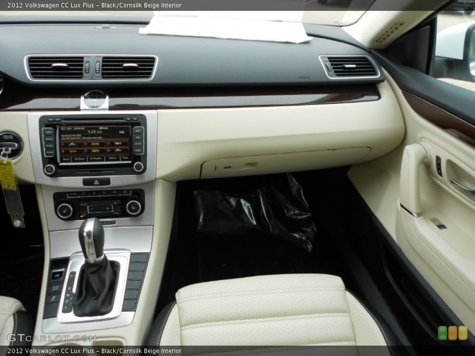 Black/Cornsilk Beige Interior Dashboard for the 2012 Volkswagen CC Lux Plus #61608849