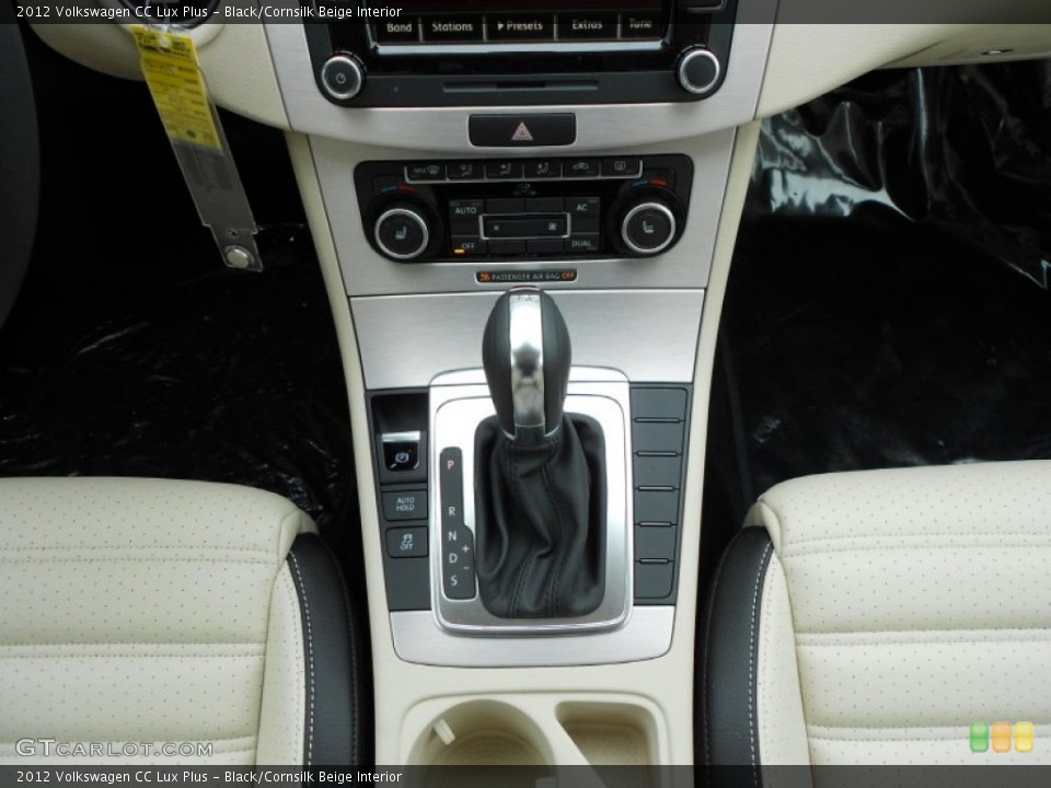 Black/Cornsilk Beige Interior Transmission for the 2012 Volkswagen CC Lux Plus #61608876