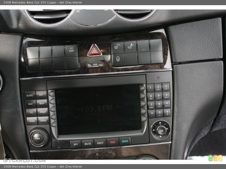 Ash Grey Interior Controls for the 2008 Mercedes-Benz CLK 350 Coupe #61611878