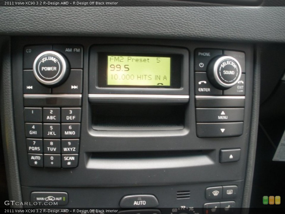 R Design Off Black Interior Controls for the 2011 Volvo XC90 3.2 R-Design AWD #61612278