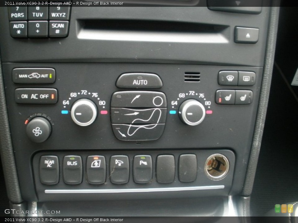 R Design Off Black Interior Controls for the 2011 Volvo XC90 3.2 R-Design AWD #61612287
