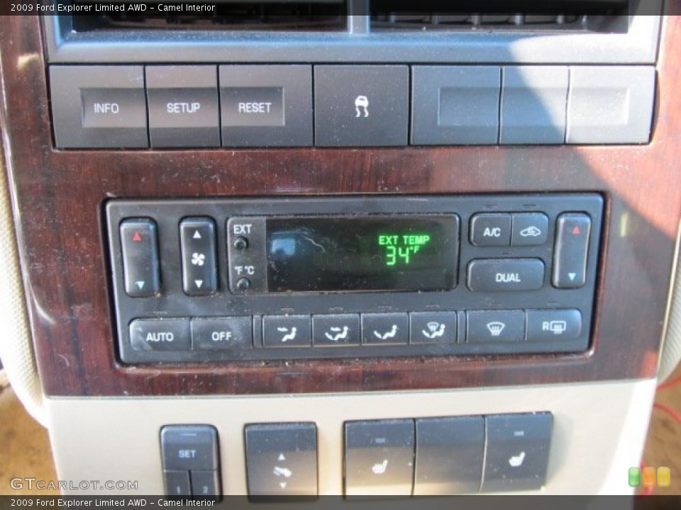 Camel Interior Controls for the 2009 Ford Explorer Limited AWD #61613745