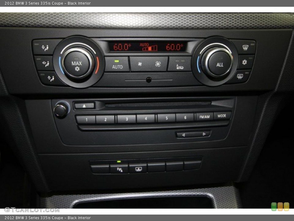 Black Interior Controls for the 2012 BMW 3 Series 335is Coupe #61614513