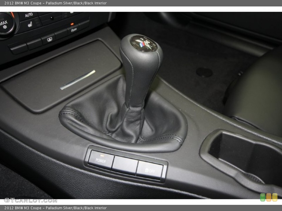 Palladium Silver/Black/Black Interior Transmission for the 2012 BMW M3 Coupe #61615083
