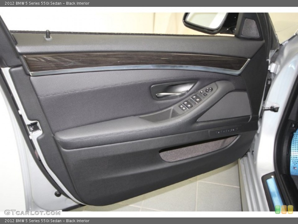 Black Interior Door Panel for the 2012 BMW 5 Series 550i Sedan #61615731