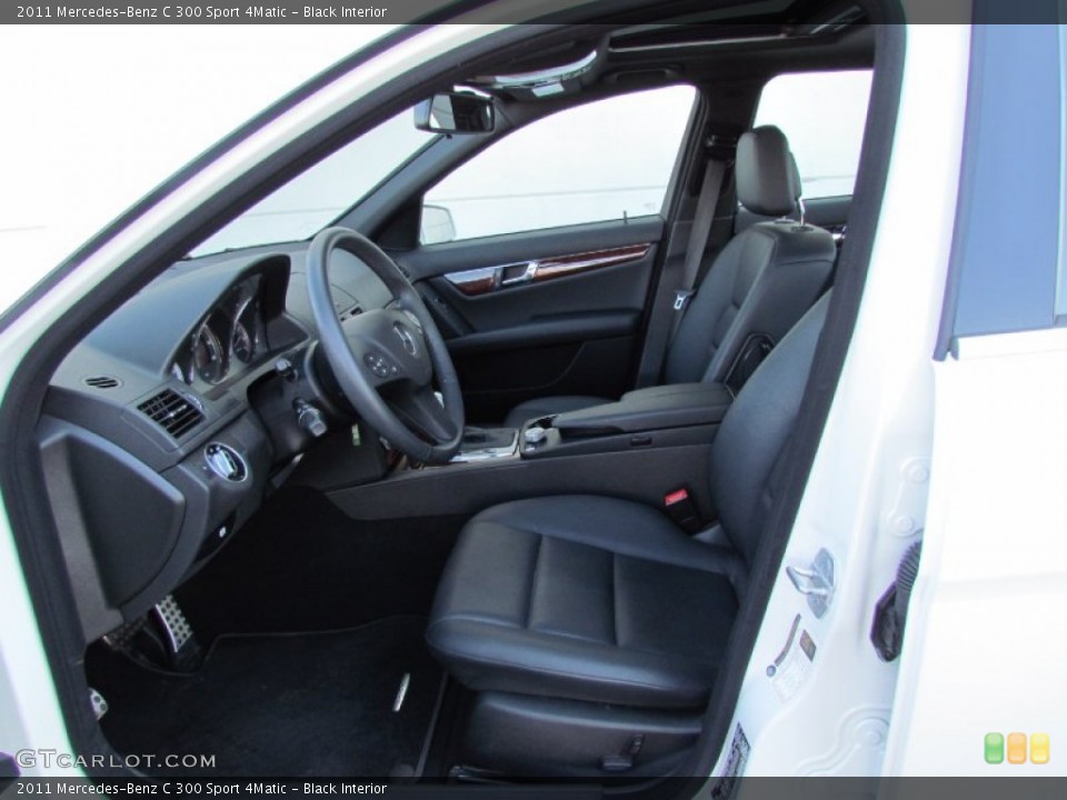 Black Interior Photo for the 2011 Mercedes-Benz C 300 Sport 4Matic #61616391