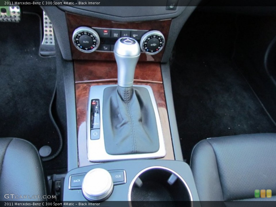 Black Interior Transmission for the 2011 Mercedes-Benz C 300 Sport 4Matic #61616409