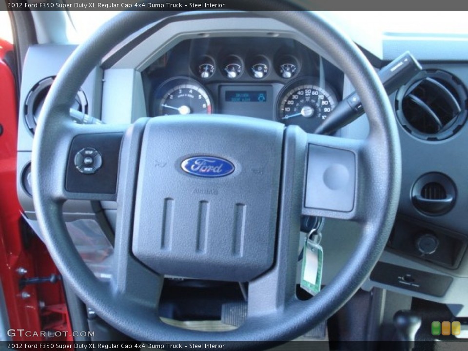Steel Interior Steering Wheel for the 2012 Ford F350 Super Duty XL Regular Cab 4x4 Dump Truck #61616913