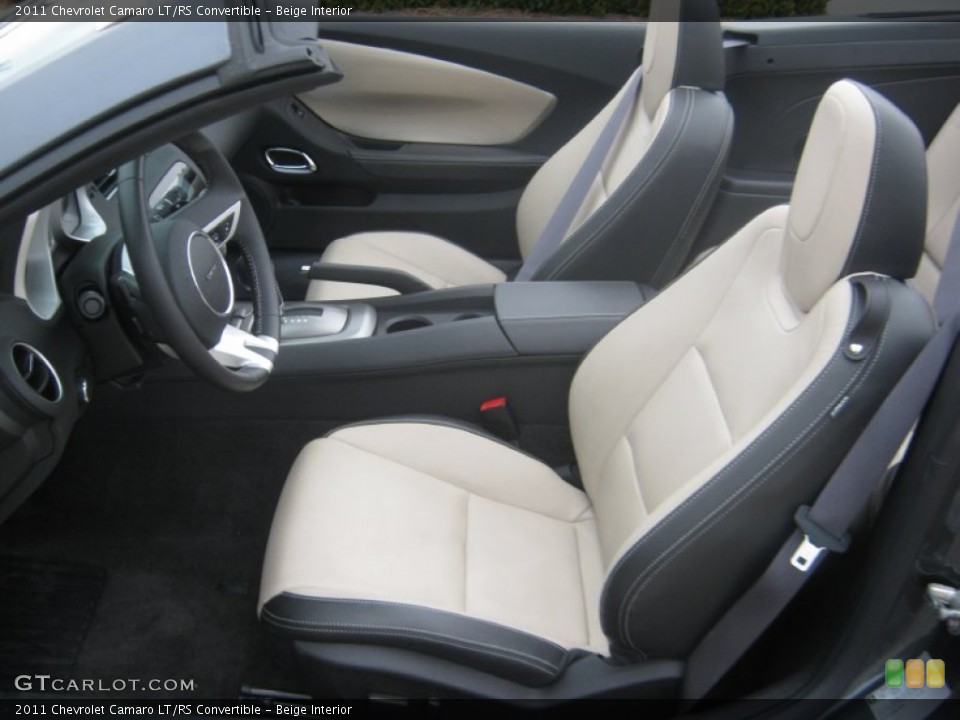 Beige Interior Photo for the 2011 Chevrolet Camaro LT/RS Convertible #61618698