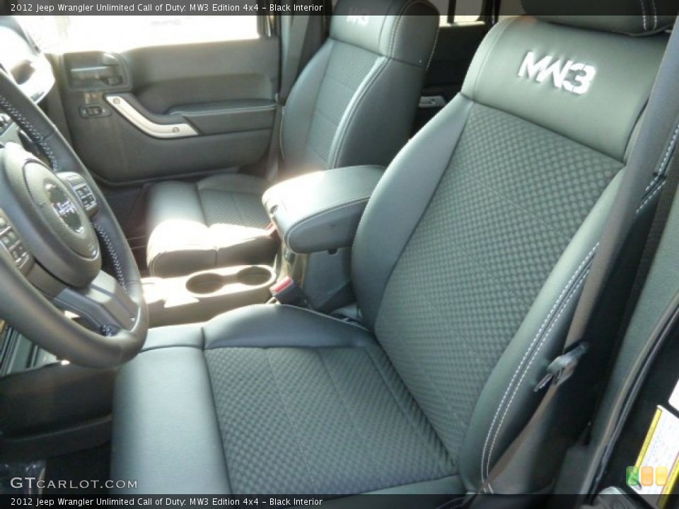 Black Interior Photo for the 2012 Jeep Wrangler Unlimited Call of Duty: MW3 Edition 4x4 #61620555