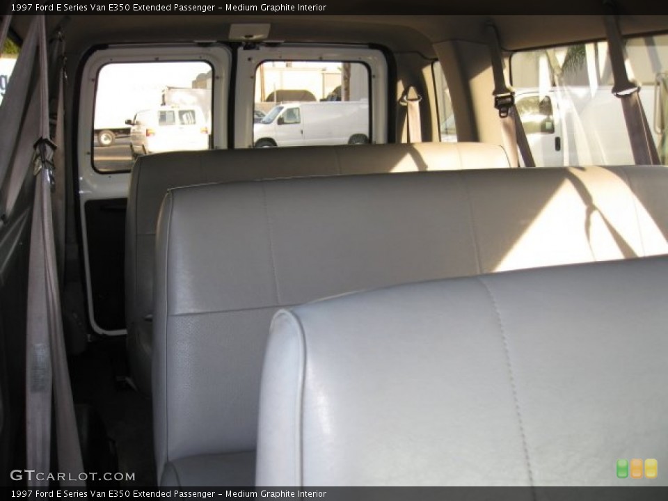 Medium Graphite Interior Rear Seat for the 1997 Ford E Series Van E350 Extended Passenger #61620762