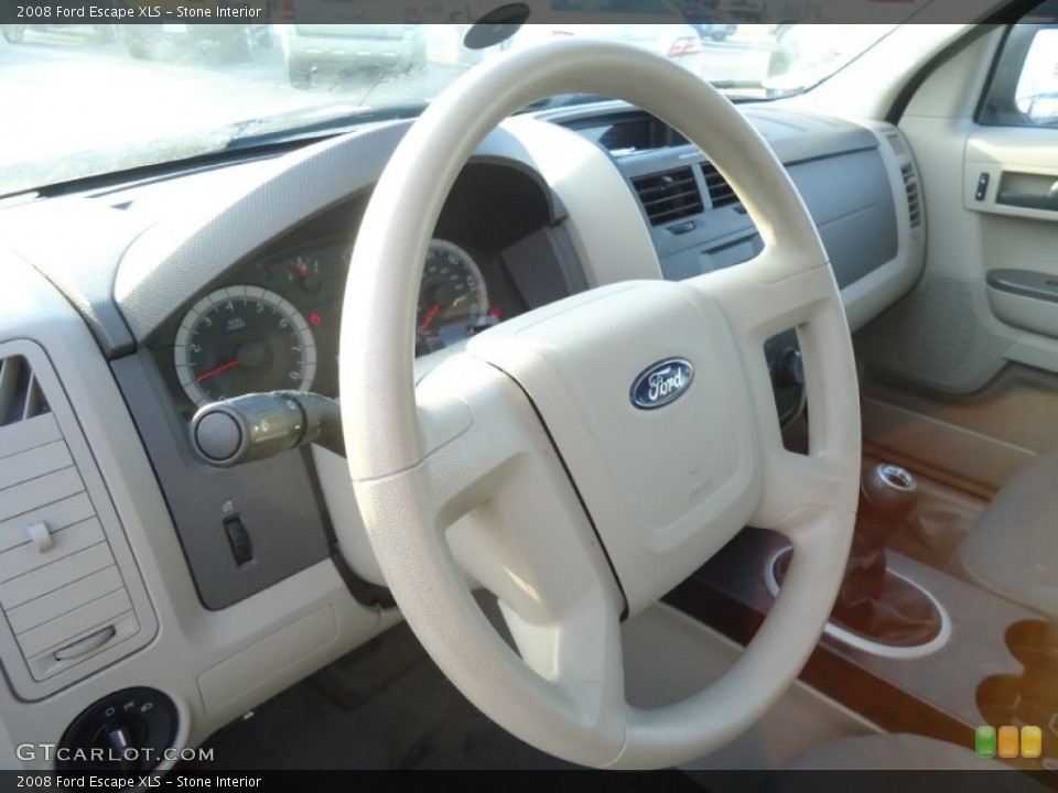 Stone Interior Steering Wheel for the 2008 Ford Escape XLS #61623342
