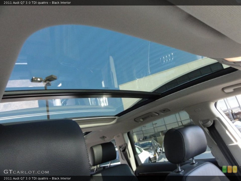 Black Interior Sunroof for the 2011 Audi Q7 3.0 TDI quattro #61625637