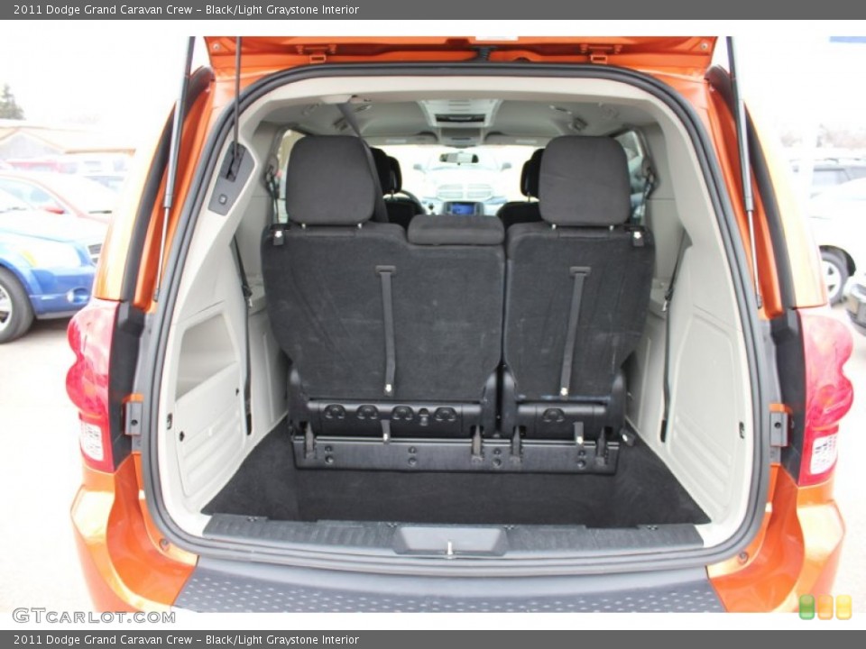 Black/Light Graystone Interior Trunk for the 2011 Dodge Grand Caravan Crew #61627653