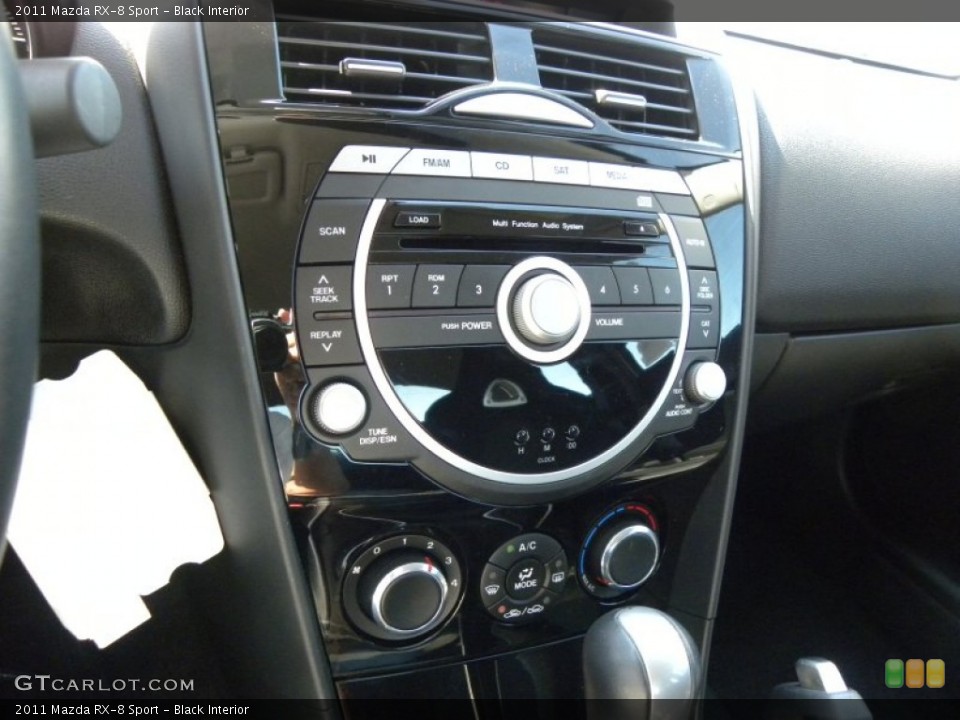 Black Interior Controls for the 2011 Mazda RX-8 Sport #61631522
