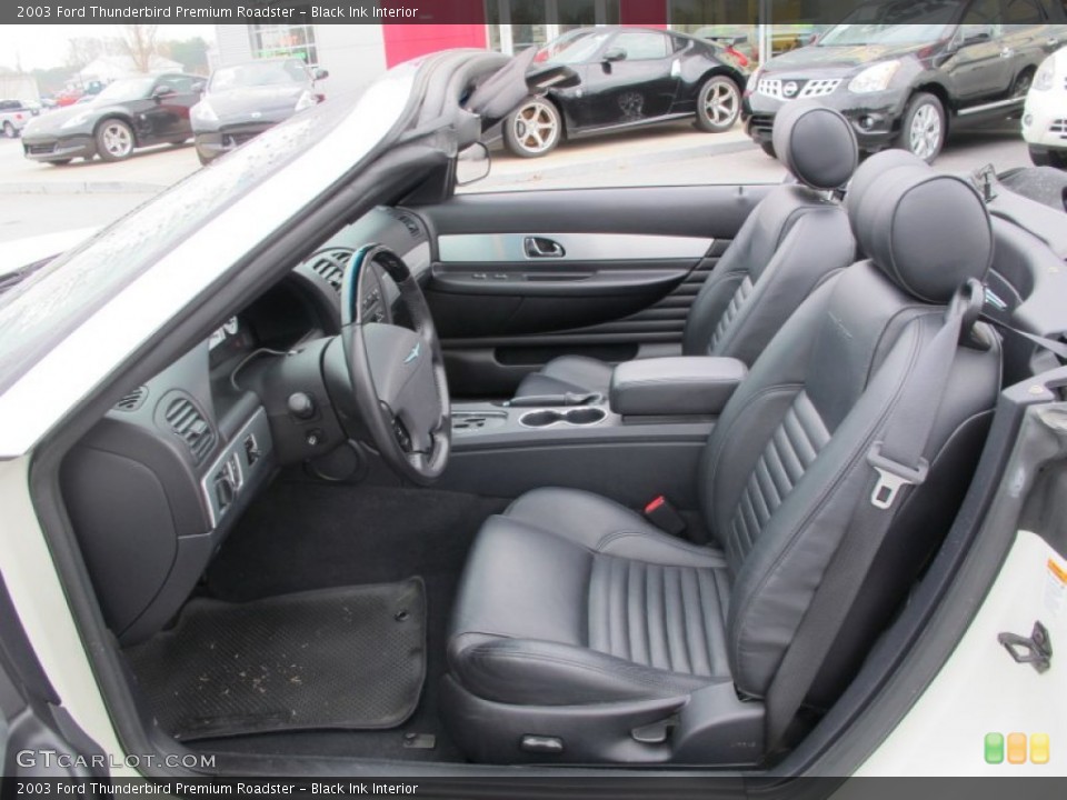 Black Ink Interior Photo for the 2003 Ford Thunderbird Premium Roadster #61632749