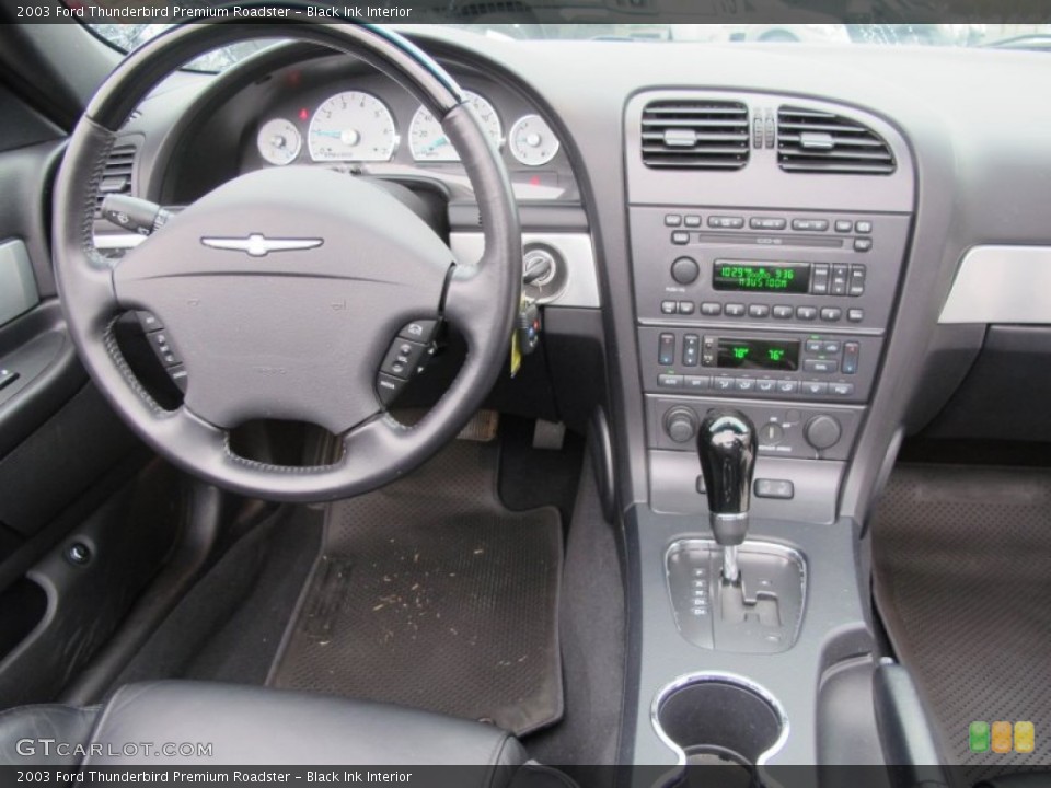 Black Ink Interior Dashboard for the 2003 Ford Thunderbird Premium Roadster #61632782