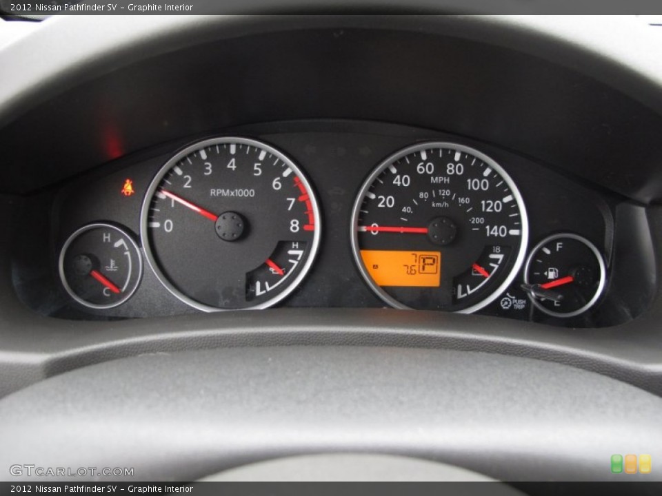 Graphite Interior Gauges for the 2012 Nissan Pathfinder SV #61633277