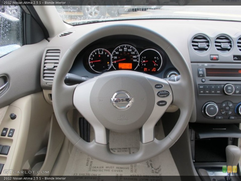 Blonde Interior Steering Wheel for the 2012 Nissan Altima 2.5 S #61633424