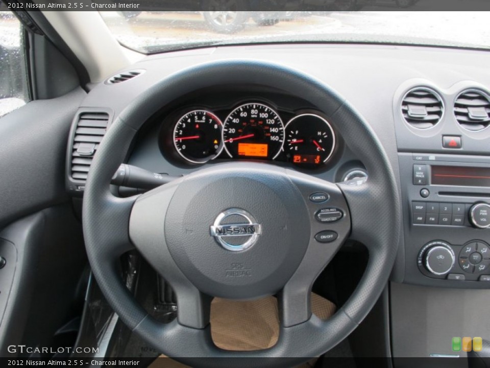 Charcoal Interior Steering Wheel for the 2012 Nissan Altima 2.5 S #61633892