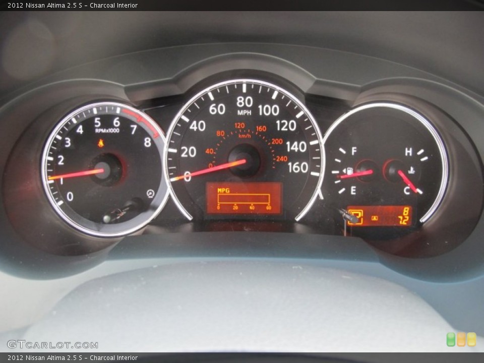 Charcoal Interior Gauges for the 2012 Nissan Altima 2.5 S #61633901