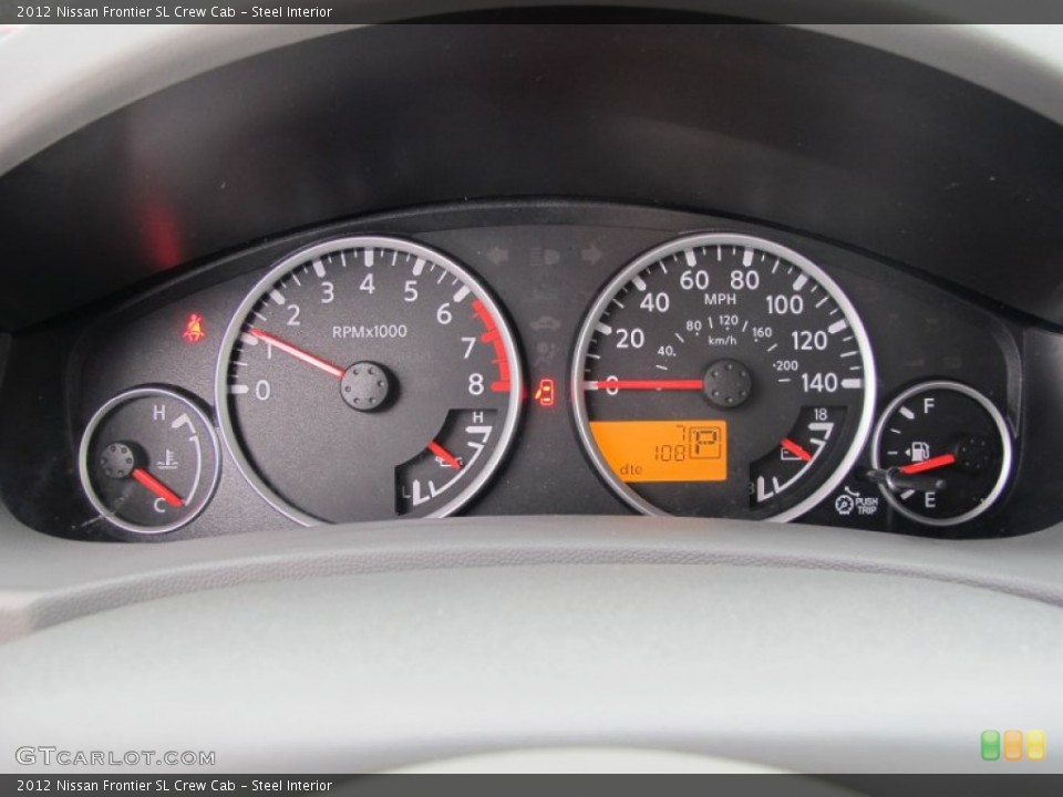 Steel Interior Gauges for the 2012 Nissan Frontier SL Crew Cab #61634361