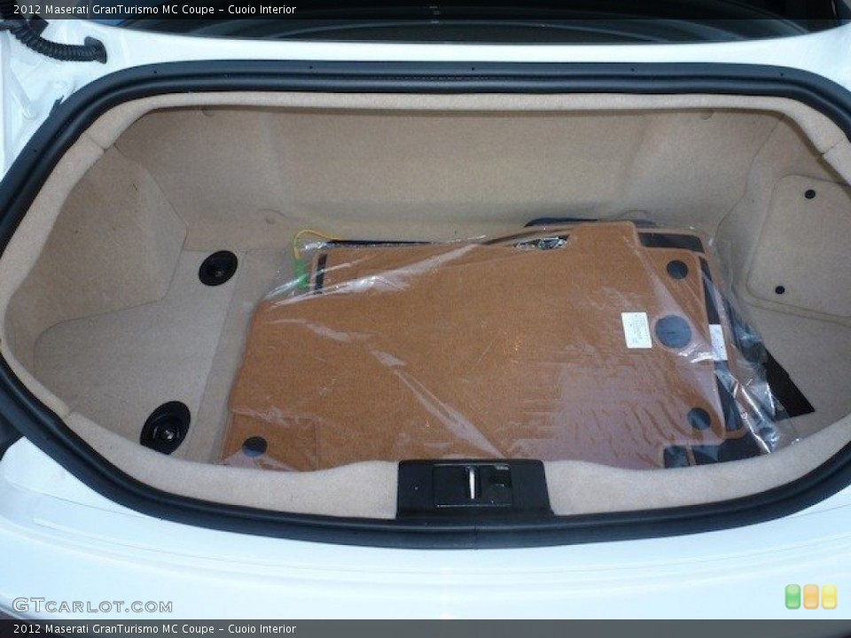 Cuoio Interior Trunk for the 2012 Maserati GranTurismo MC Coupe #61636454
