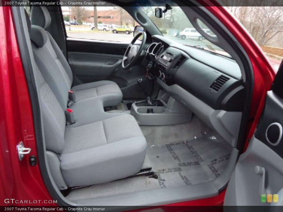 Graphite Gray Interior Photo for the 2007 Toyota Tacoma Regular Cab #61638293