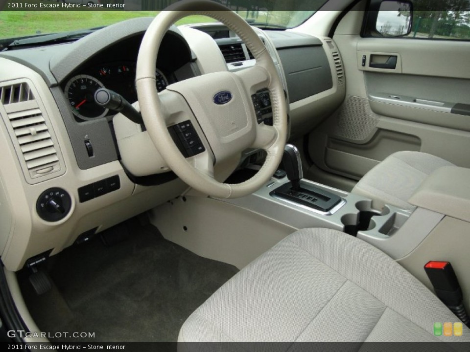 Stone Interior Prime Interior for the 2011 Ford Escape Hybrid #61639838