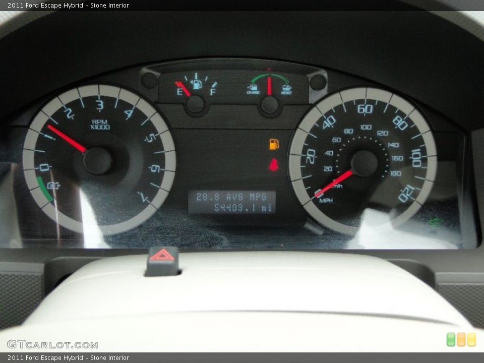 Stone Interior Gauges for the 2011 Ford Escape Hybrid #61639874