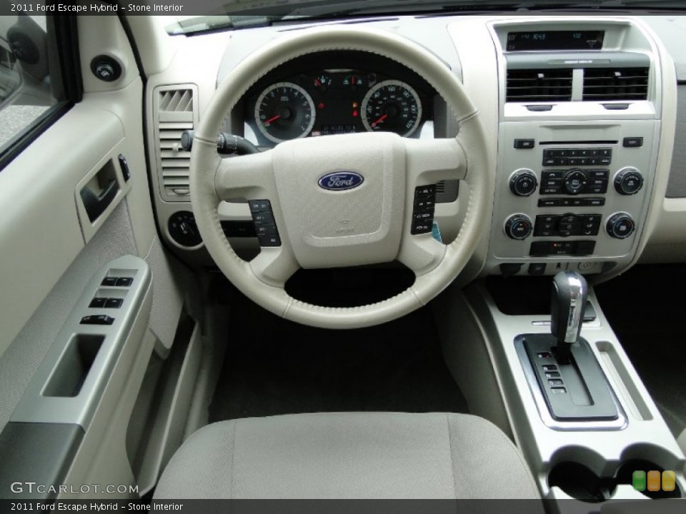 Stone Interior Dashboard for the 2011 Ford Escape Hybrid #61639886