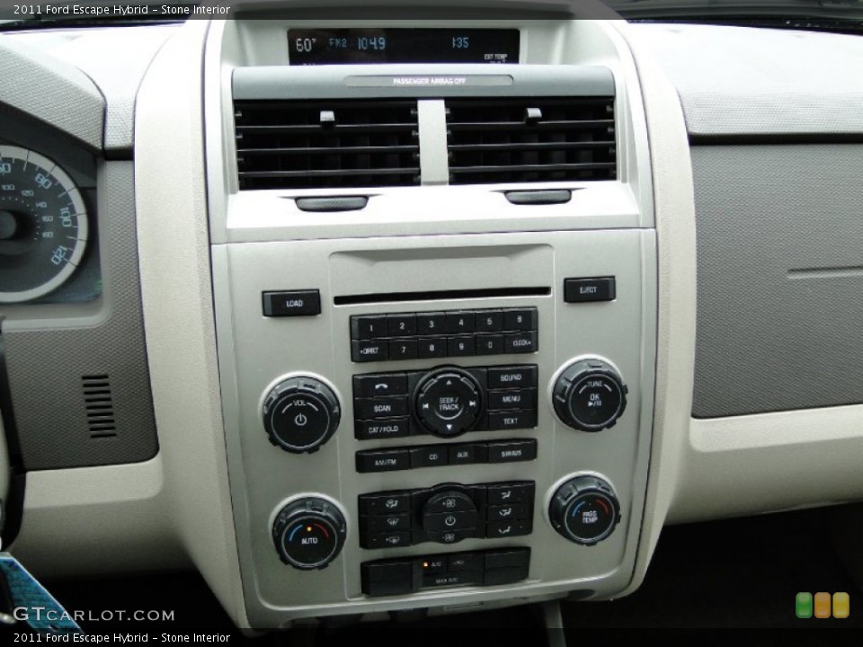 Stone Interior Controls for the 2011 Ford Escape Hybrid #61639898