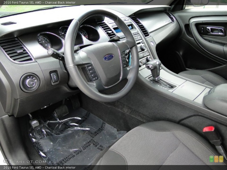 Charcoal Black Interior Dashboard for the 2010 Ford Taurus SEL AWD #61640069