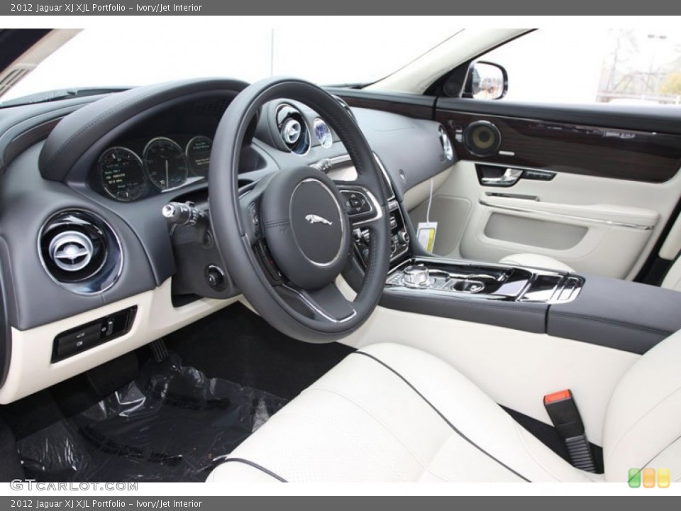 Ivory/Jet Interior Photo for the 2012 Jaguar XJ XJL Portfolio #61640672