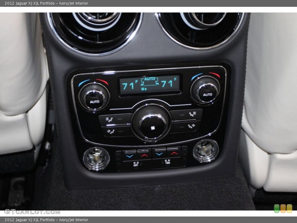 Ivory/Jet Interior Controls for the 2012 Jaguar XJ XJL Portfolio #61640765