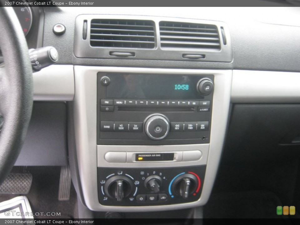 Ebony Interior Controls for the 2007 Chevrolet Cobalt LT Coupe #61640819