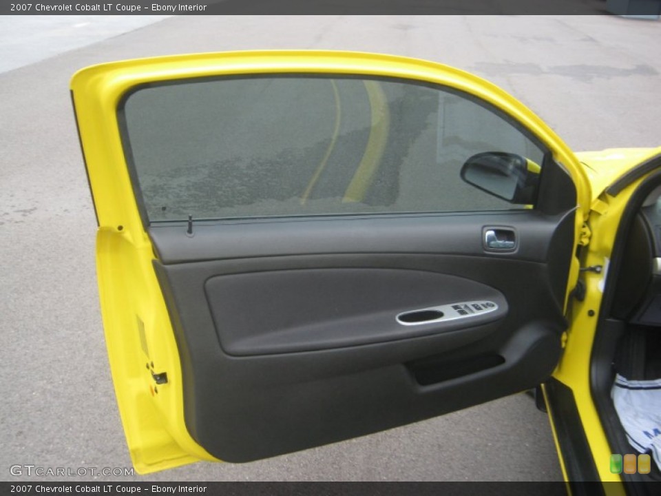 Ebony Interior Door Panel for the 2007 Chevrolet Cobalt LT Coupe #61640852