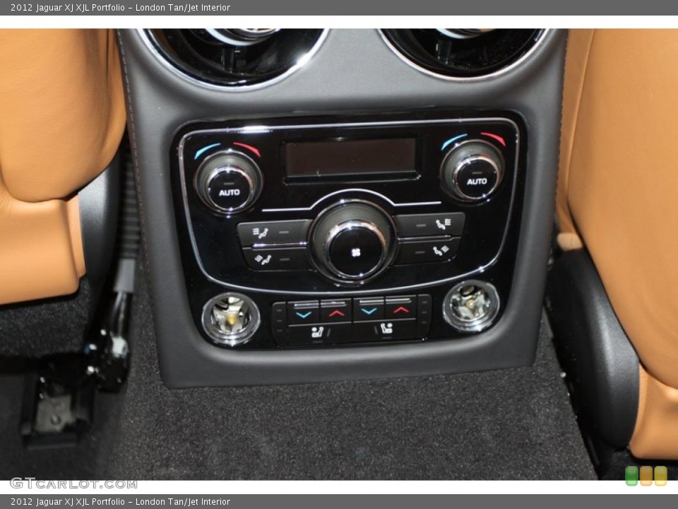 London Tan/Jet Interior Controls for the 2012 Jaguar XJ XJL Portfolio #61640912