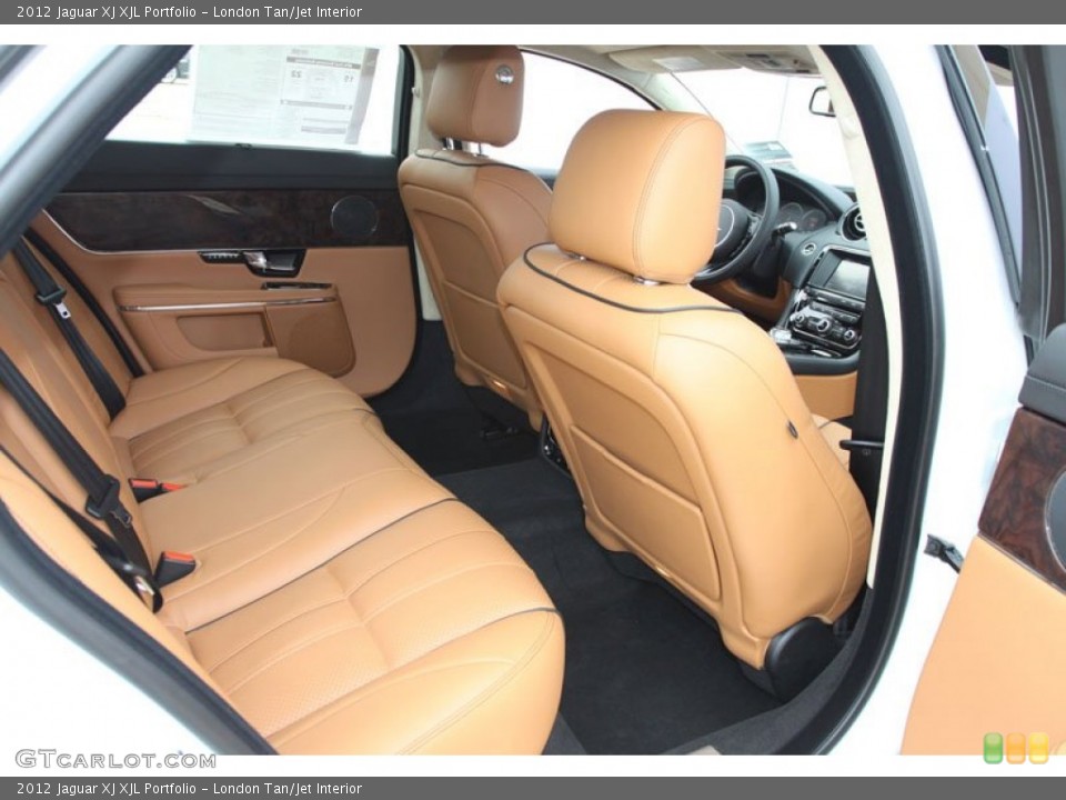 London Tan/Jet Interior Photo for the 2012 Jaguar XJ XJL Portfolio #61640924