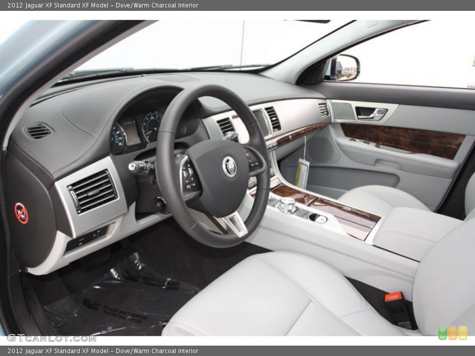 Dove/Warm Charcoal Interior Photo for the 2012 Jaguar XF  #61640990